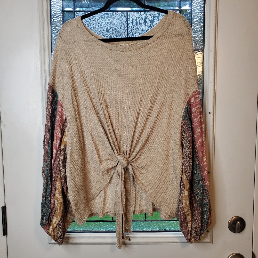 BLU PEPPER Balloon Sleeve Blouse